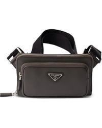 Prada - Saffiano Leather Belt Bag - Lyst