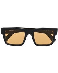 Prada - Rectangle-frame Tinted Sunglasses - Lyst