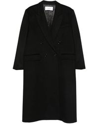 Lardini - Manteau Martin À Boutonnière Croisée - Lyst