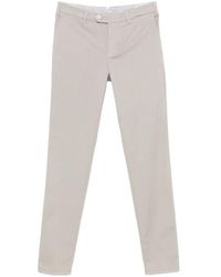 Brunello Cucinelli - Button Presed-Crease Trousers - Lyst