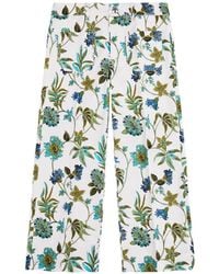 Fay - Floral Pocket Trousers - Lyst