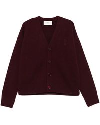 Ami Paris - デコラティブ ボタンカーディガン - Lyst