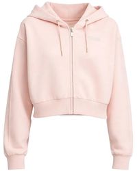 Guess - Hooded Zip-Up Top - Lyst