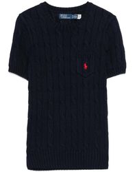 Polo Ralph Lauren - Short Sleeve Mini Polo With Ribbed Cuffs - Lyst