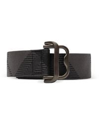 Burberry - Check Webbing Belt - Lyst