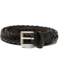 Anderson's - Braided Leather Belt - Lyst