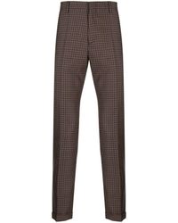 Paul Smith - Checked Tailored Wool Trousers - Lyst