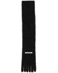 Acne Studios - Logo-Patch Fringed Scarf - Lyst
