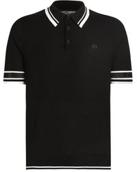 Dolce & Gabbana - Poloshirt Met Contrasterende Afwerking - Lyst