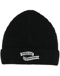 Opening Ceremony - Flag Logo Knitted Beanie Hat - Lyst