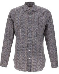 Barba Napoli - Micro-Optical Pattern Shirt - Lyst