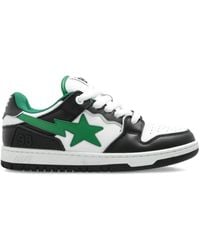 A Bathing Ape - Sneakers mit Sternapplikation - Lyst