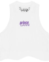 Ganni - X Prince Logo Tank Top - Lyst
