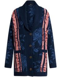 Etro - ベルテッド カーディガン - Lyst