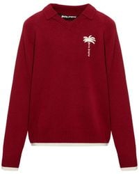 Palm Angels - Pull À Logo Brodé - Lyst