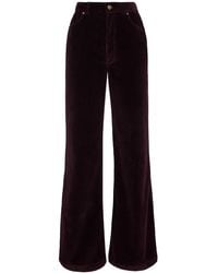 La DoubleJ - Corduroy High-Waisted Flare Pants - Lyst