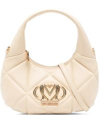 Love Moschino - Sac Cabas Matelassé À Logo - Lyst