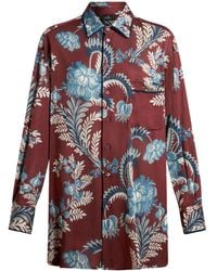 Etro - Floral-Print Shirt - Lyst