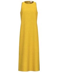 Marella - Emme Linen Midi Dress - Lyst