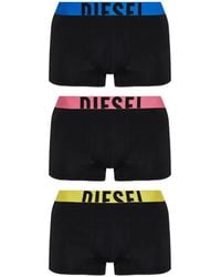DIESEL - Logo-Waistband Boxer Shorts (Set Of Three) - Lyst