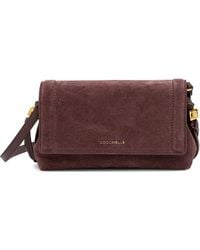 Coccinelle - Mini Thesssuede Leather Shoulder Bag - Lyst