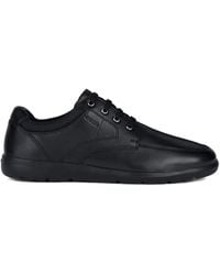 Geox - Leitan Lace-Up Leather Sneakers - Lyst
