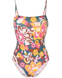 Eres - Badeanzug mit Blumen-Print - Lyst