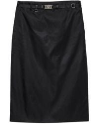 Prada - Re-Nylon Pencil Skirt - Lyst