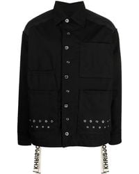 Khrisjoy - Eyelet-Embellished Military Jacket - Lyst