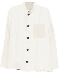Eleventy - Sobrecamisa Con Bolsillos De Parche - Lyst