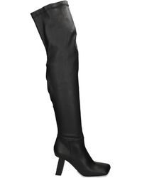 Vic Matié - Square-Toe Over-The-Knee Boots - Lyst