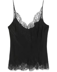 Carine Gilson - Silk V-Neck Camisole - Lyst