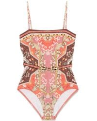 Zimmermann - Wylie ワンピース水着 - Lyst