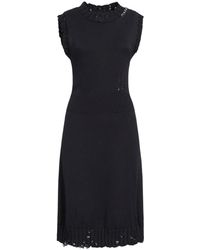 Marni - Distressed-effect Knitted Cotton Dress - Lyst