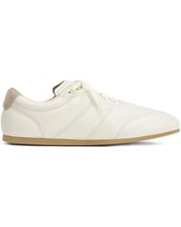 Lemaire - Soft Runner Panelled Leather Sneakers - Lyst