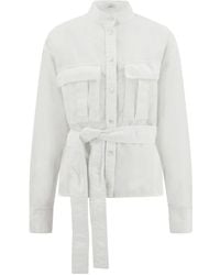 Ferragamo - Shirt Met Riem - Lyst