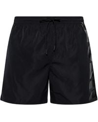 DIESEL - Logo-Print Swim Shorts - Lyst