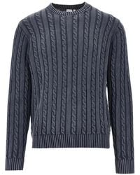 Aspesi - Cable-Knit Sweater - Lyst
