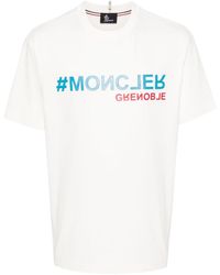 3 MONCLER GRENOBLE - T-shirt Met Logopatch - Lyst