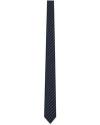 Thom Browne - Pinstripe High-Twist Wool Short Tie - Lyst