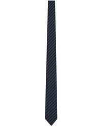 Thom Browne - Pinstripe High-Twist Wool Short Tie - Lyst