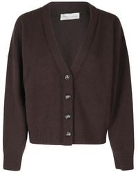 Roberto Collina - V-Neck Button-Up Cardigan - Lyst