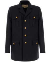 Valentino Garavani - Manteau Mi-Long Droit - Lyst
