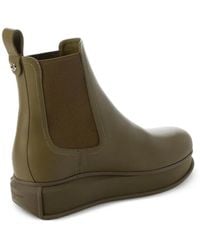 Ferragamo - Elasticated-Panel Pull-Tab Boots - Lyst