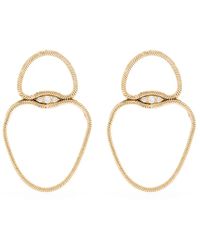 Fernando Jorge - 18Kt Fluid Diamonds Earrings - Lyst