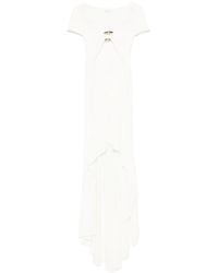 Patrizia Pepe - Maxi-Jurk Met Uitgesneden Detail - Lyst