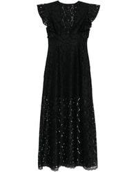 Cynthia Rowley - Lace Midi Dress - Lyst