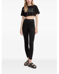 ARMANI EXCHANGE - Cropped T-Shirt - Lyst
