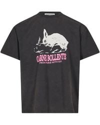 Carne Bollente - Bunny Style Graphic-Print T-Shirt - Lyst