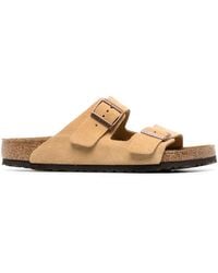 Birkenstock - Double-Strap Suede Sandals - Lyst